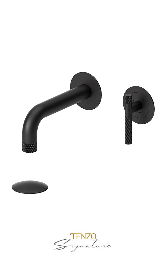 TENZO BE14-C-P Wall Mount Lavatory Faucet With (Overflow) Drain Bellacio-C