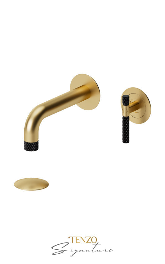 TENZO BE14-C-W Wall Mount Lavatory Faucet With (W/O Overflow) Drain Bellacio-C