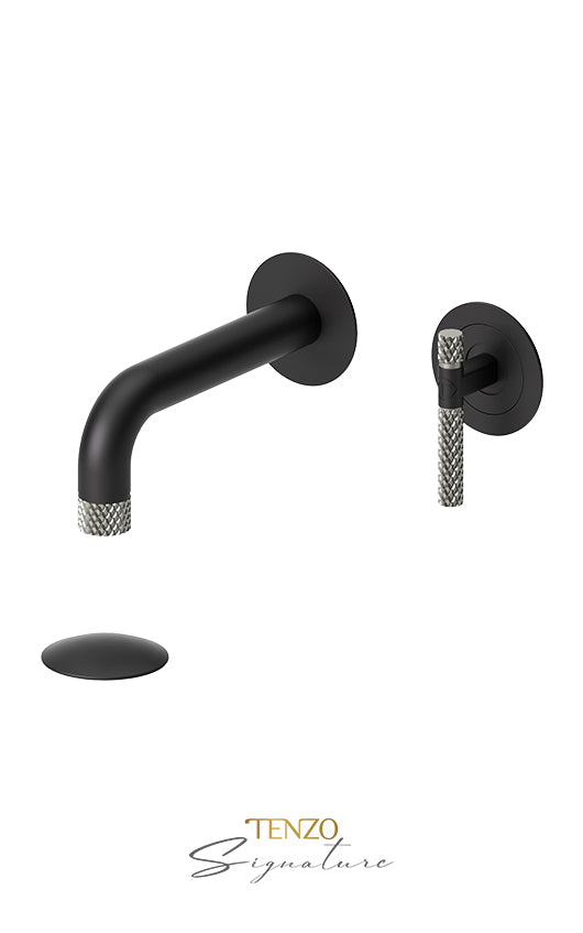 TENZO BE14-C-P Wall Mount Lavatory Faucet With (Overflow) Drain Bellacio-C