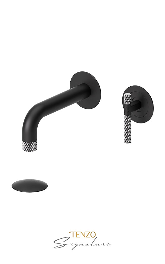 TENZO BE14-C-W Wall Mount Lavatory Faucet With (W/O Overflow) Drain Bellacio-C
