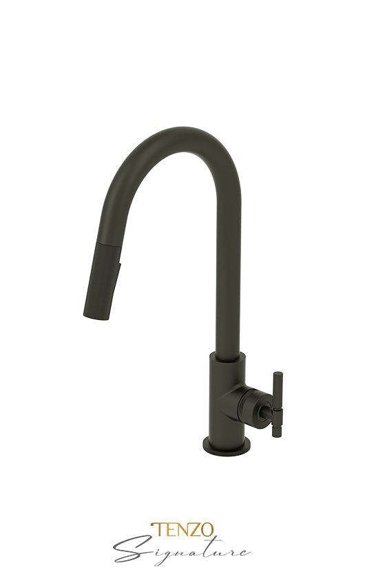 TENZO BE130-F Single-Handle Kitchen Faucet Bellacio With Pull-Down & 2-Function Hand Shower