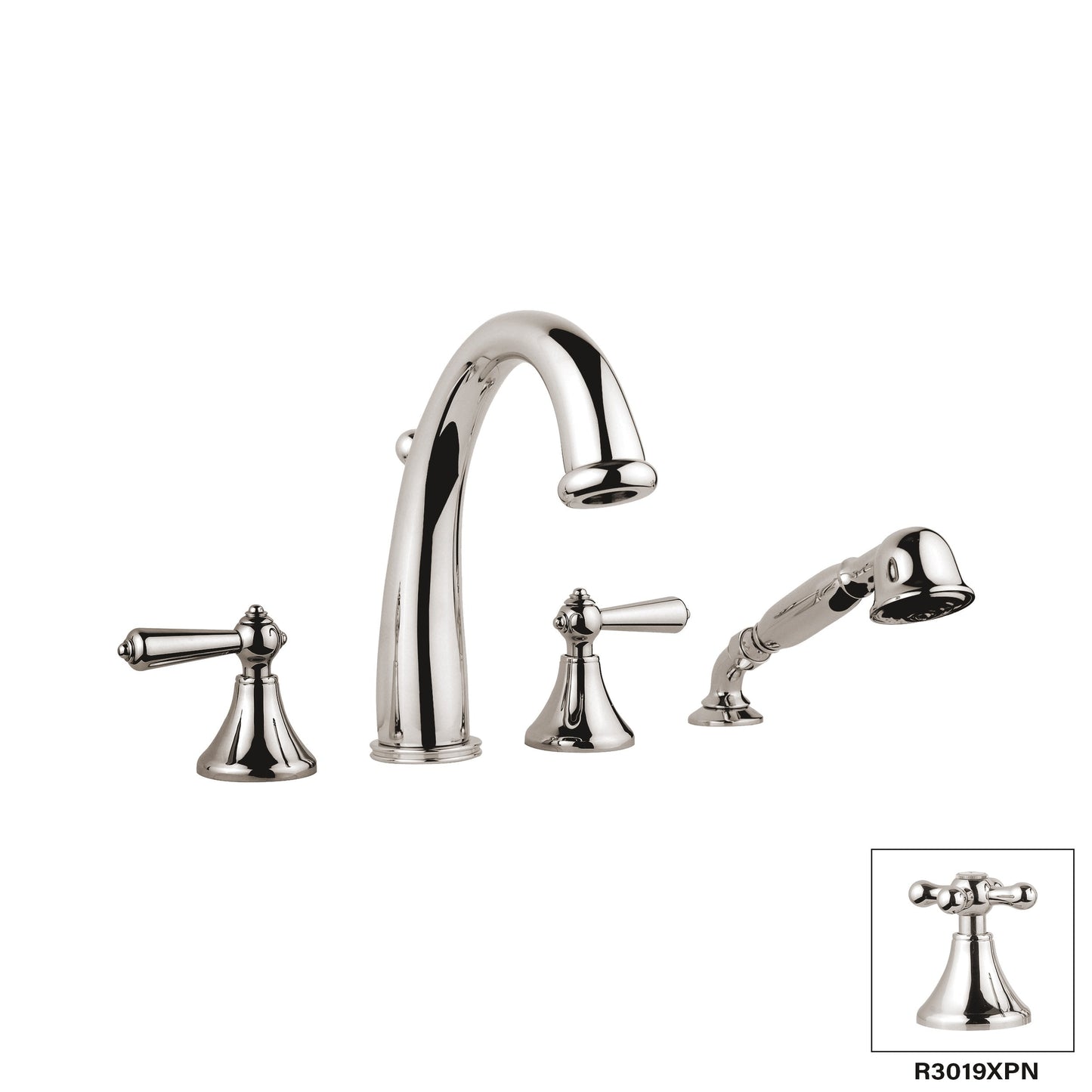 DISEGNO R3019X London Four Piece Deck Mount
