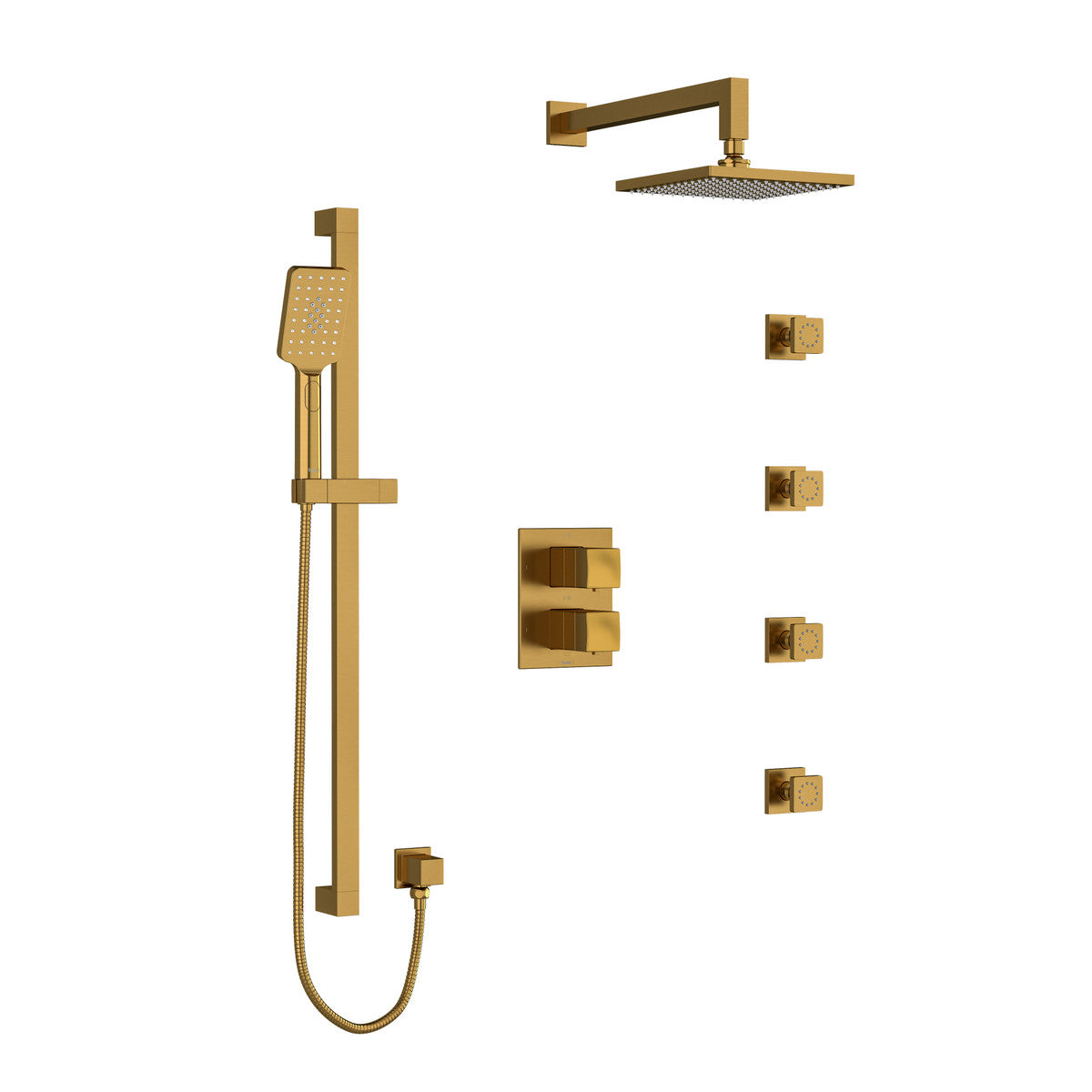 Riobel 3-Way Shower Kit With Body Jet