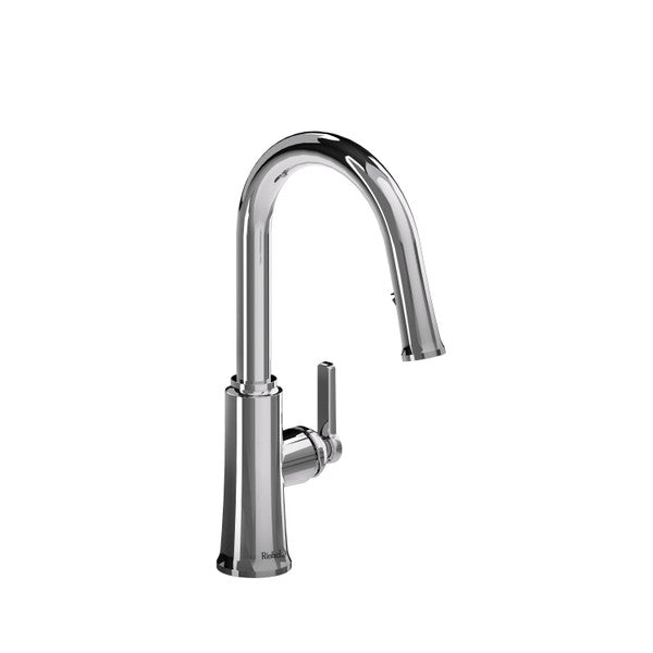 RIOBEL TTRD101 Trattoria Pull-Down Kitchen Faucet With C-Spout