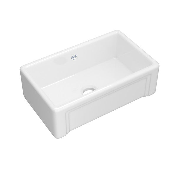 SHAWS RC3017 Original Egerton Casement Edge Front Single Bowl Farmhouse Apron Front Fireclay Kitchen Sink