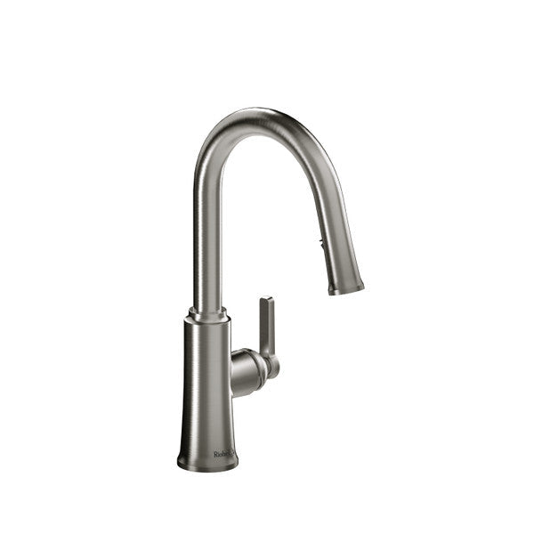 RIOBEL TTRD101 Trattoria Pull-Down Kitchen Faucet With C-Spout