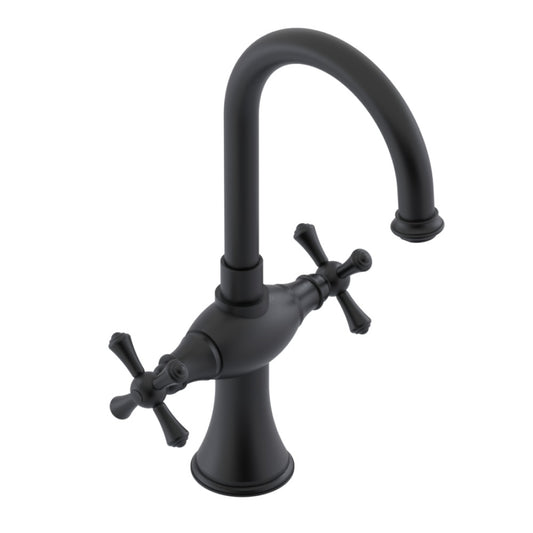 RUBINET 1CFMC Single Hole Dual Handle Lav. Set. (Less Drain)