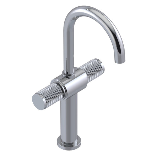 RUBINET 1DHOR Single Hole Dual Handle Lav. Set. With Extended Base (Less Drain)