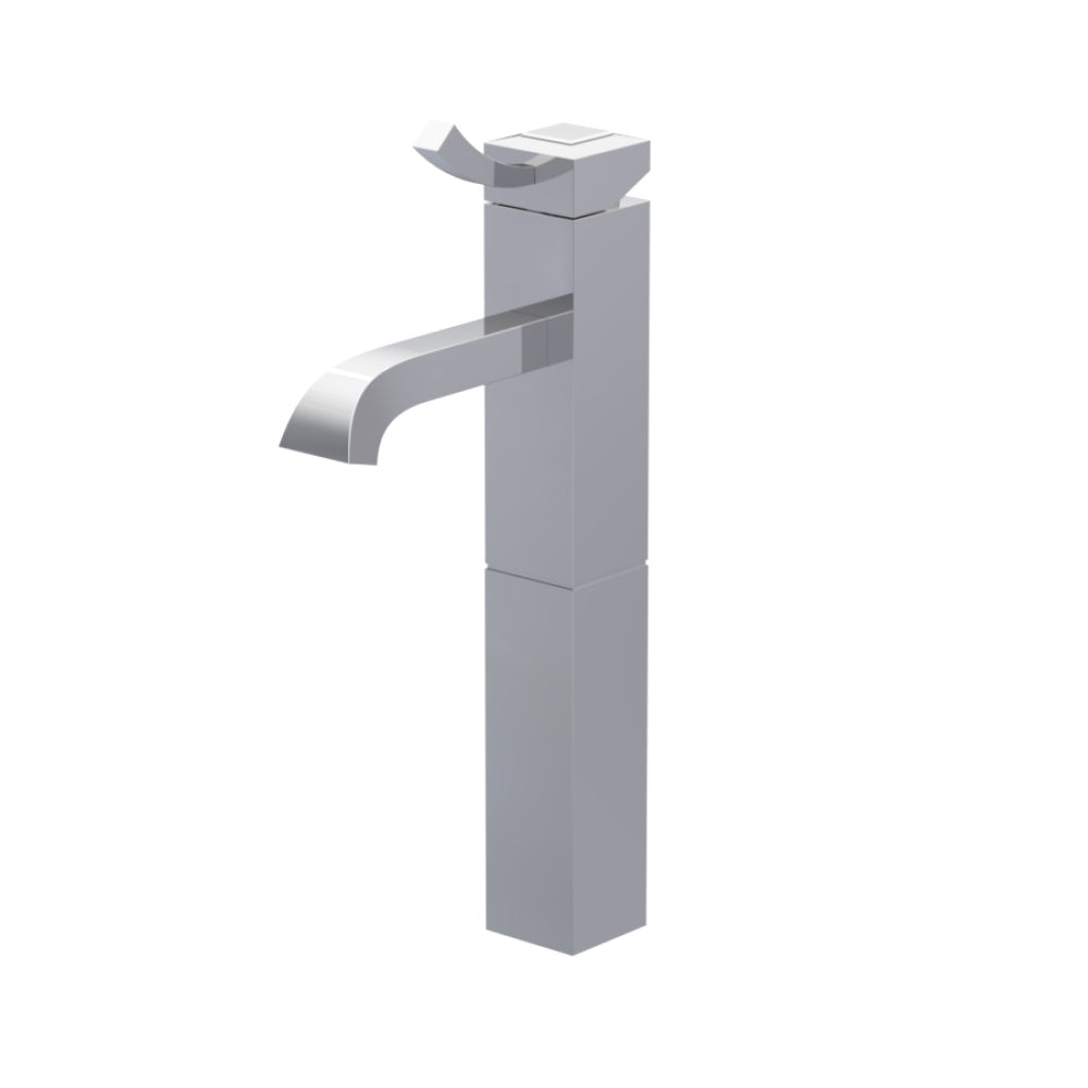 RUBINET 1NICL Single Control Lav. Set. With Extended Base (Less Drain)