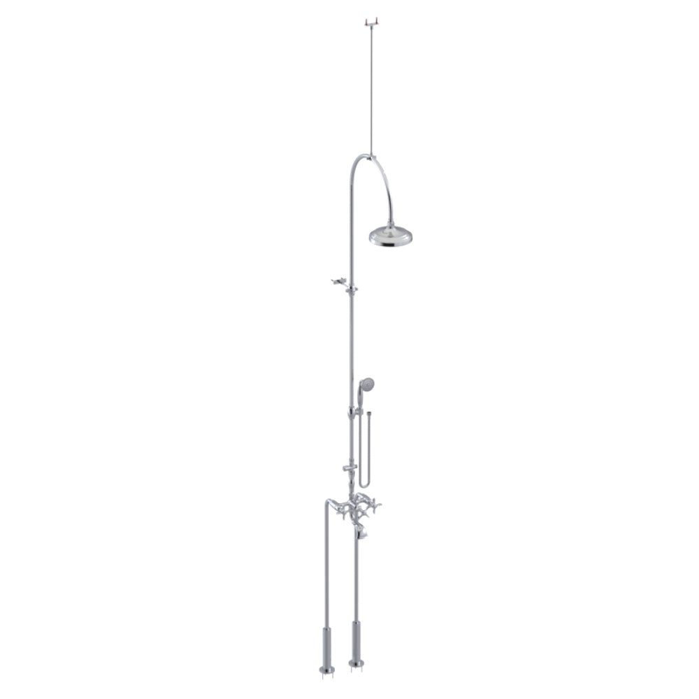 RUBINET 2FRVC Floor Mount Tub & Shower With Hand Held Shower