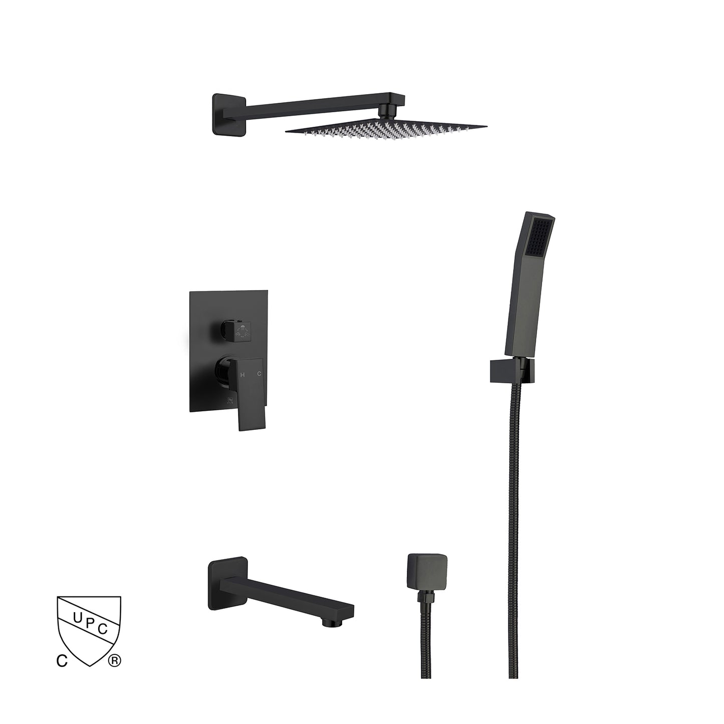 Pressure Balance Shower & Bathtub Kit - KBPHHS
