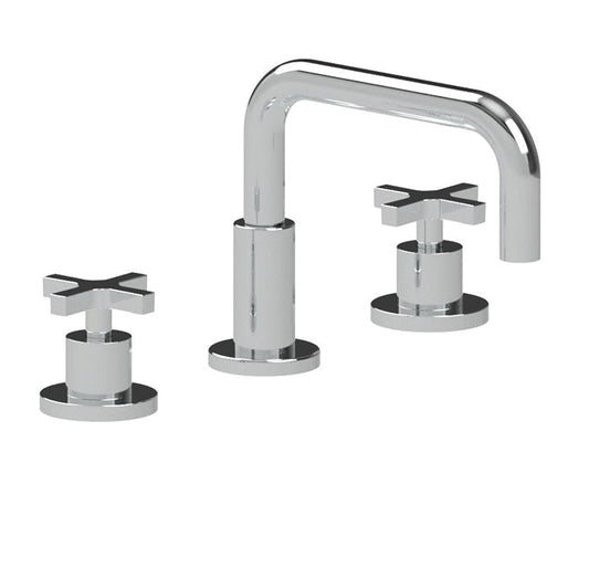 CABANO 47109D Wide spread basin faucet with push drain
