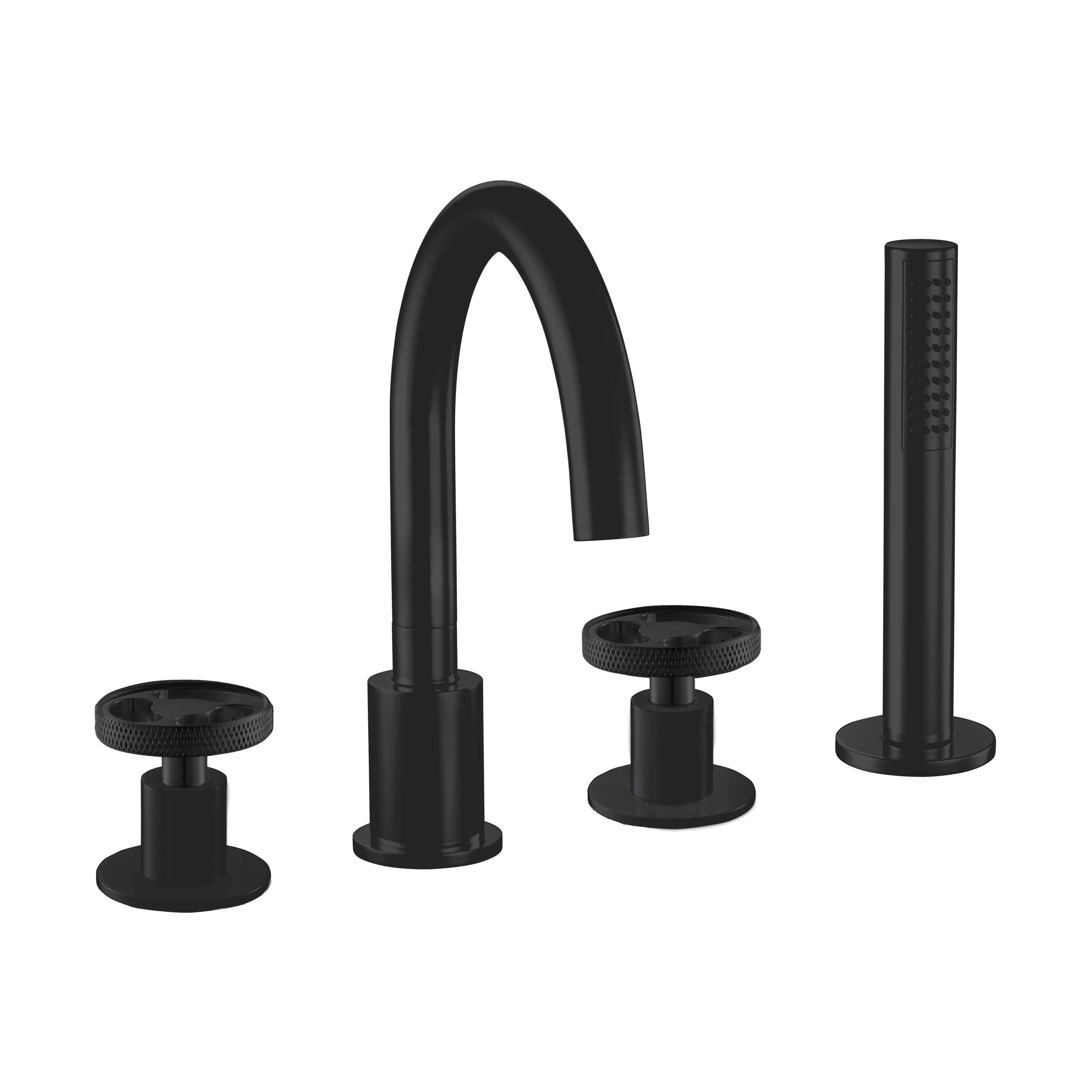 DISEGNO 47714 Twist Four Piece Deck Mount