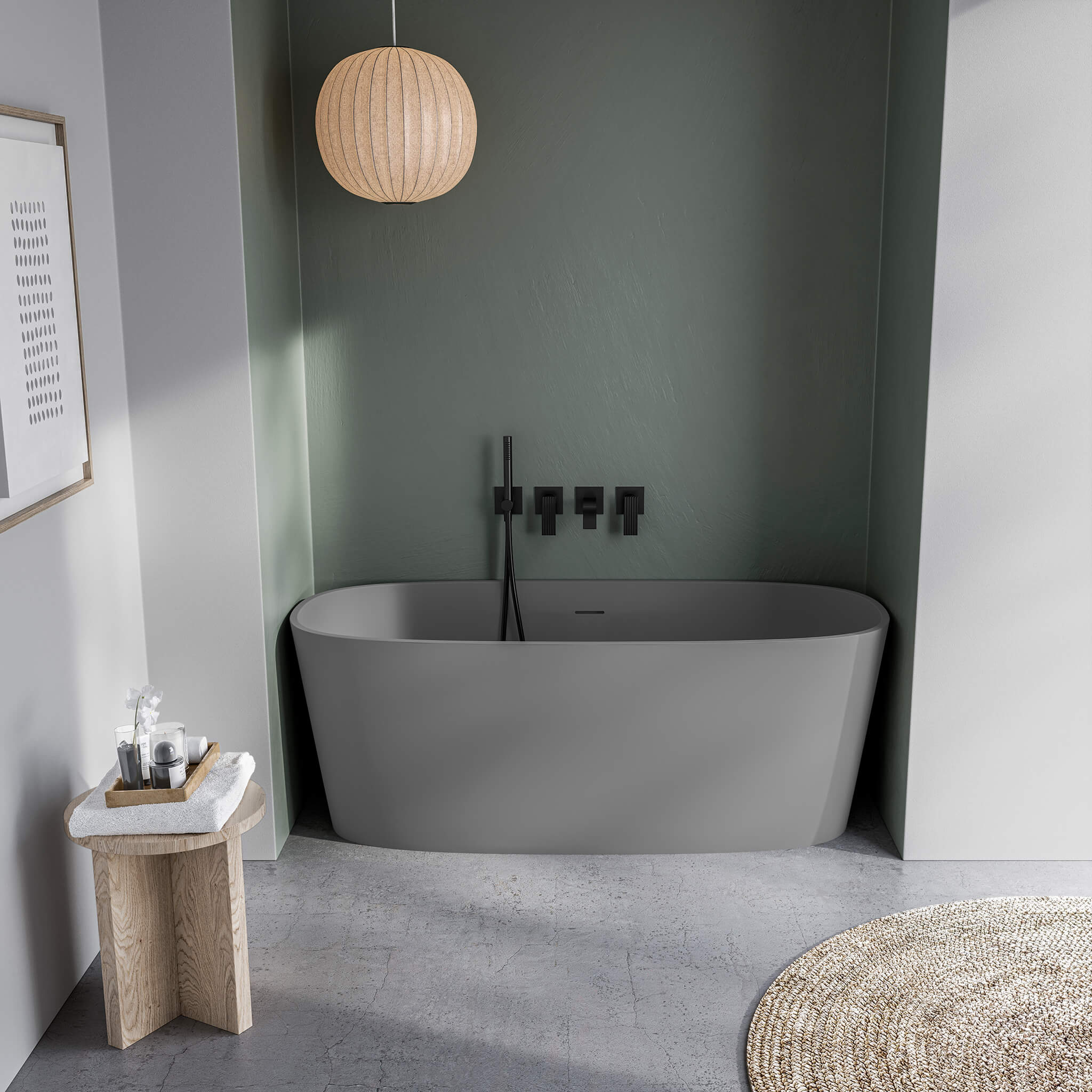 STONETOUCH 59000 Fiftynine Free Standing Bathtub