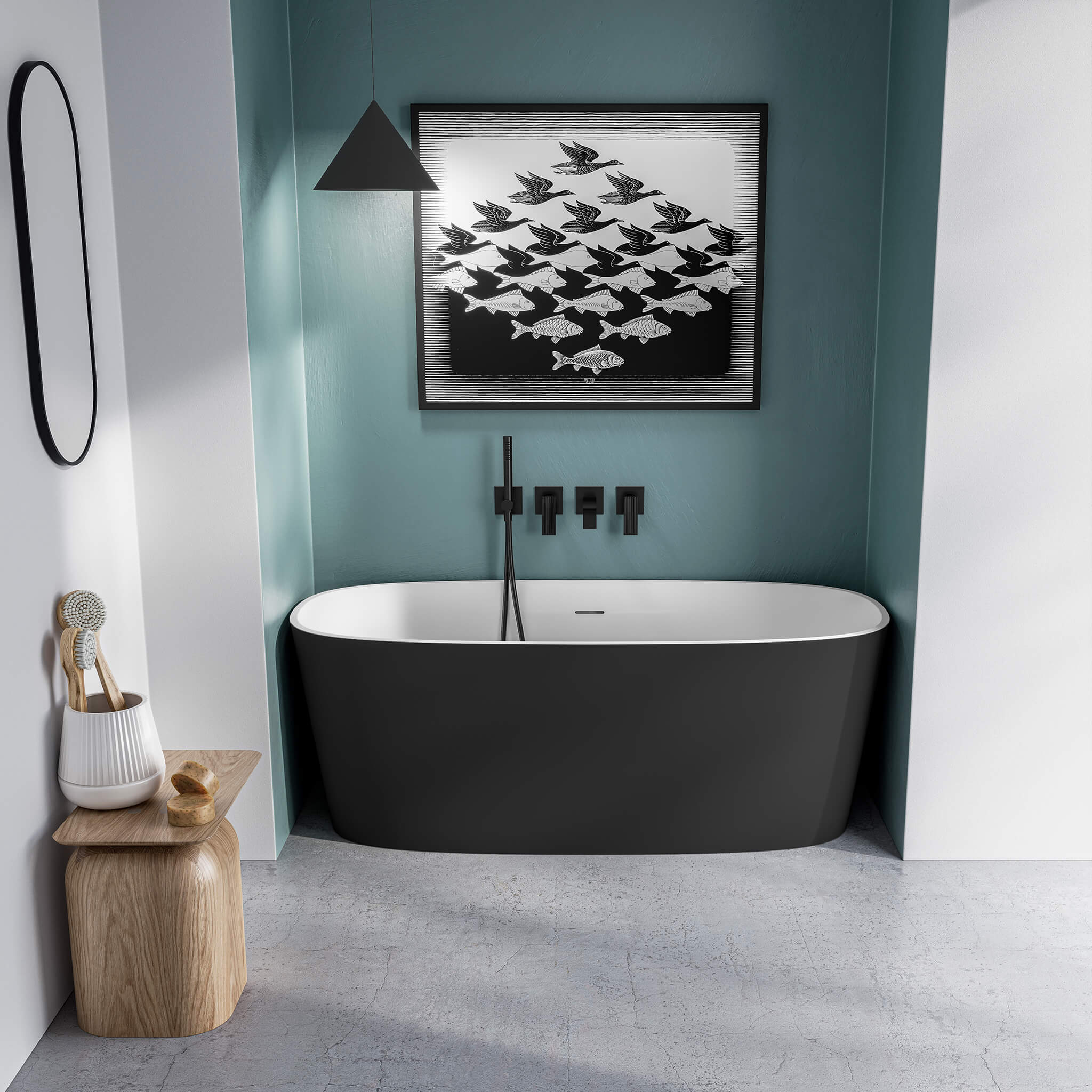 STONETOUCH 59000 Fiftynine Free Standing Bathtub