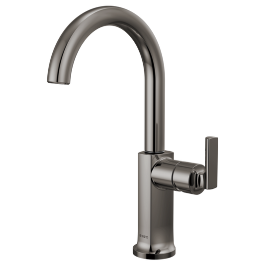 BRIZO 61006LF Bar Faucet with Arc Spout - Lever Handle