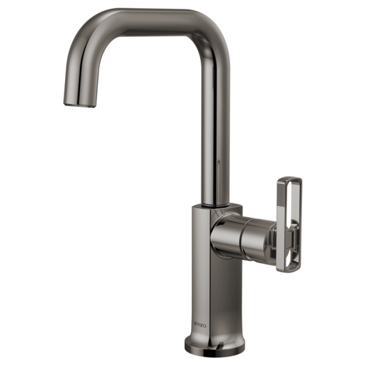 BRIZO 61007LF Bar Faucet with Square Spout - Knob Handle