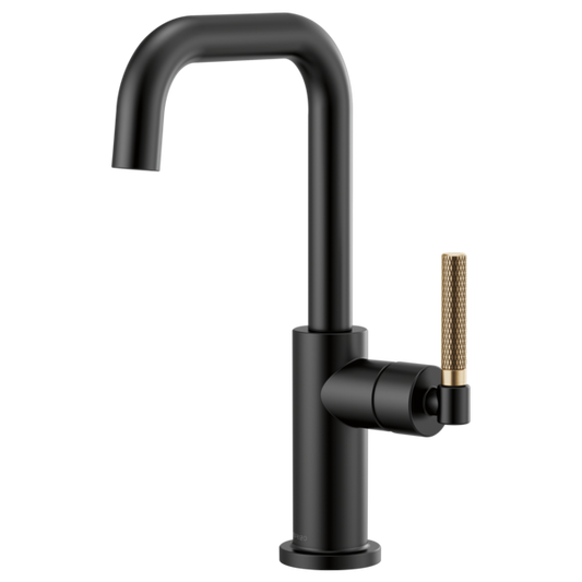 BRIZO LITZE 61053LF Bar Faucet with Square Spout and Knurled Handle Kit