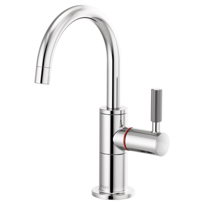 BRIZO LITZE 61343LF Instant Hot Faucet with Arc Spout and Knurled Handle