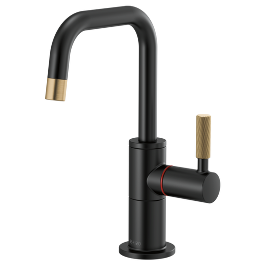 BRIZO LITZE 61353LF Instant Hot Faucet with Square Spout and Knurled Handle