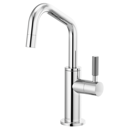 BRIZO LITZE 61363LF Beverage Faucet with Angled Spout and Knurled Handle