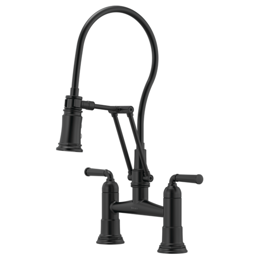 BRIZO ROOK 62274LF Articulating Bridge Faucet