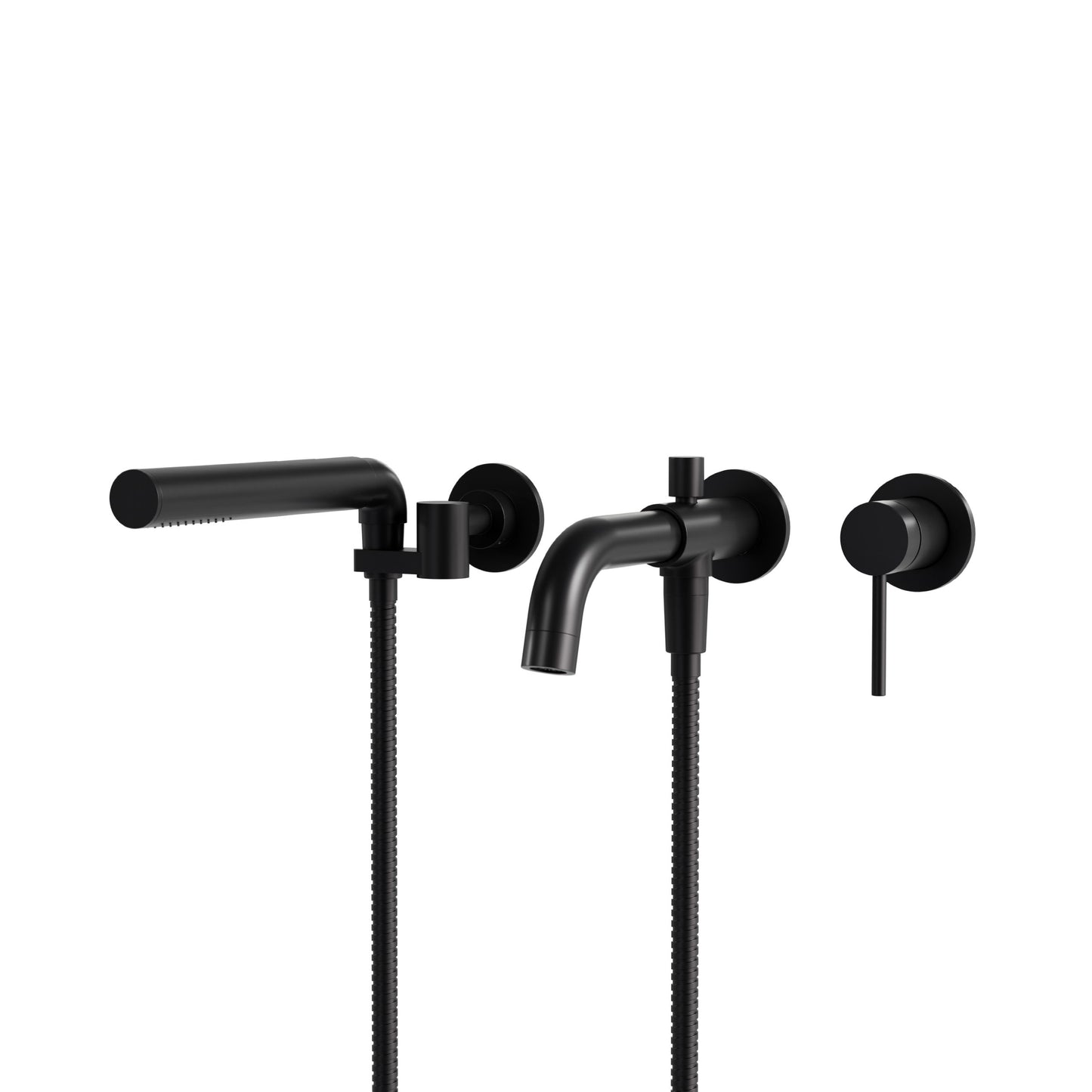 Umix 3-piece Wallmount Tub Filler