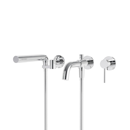 Umix 3-piece Wallmount Tub Filler