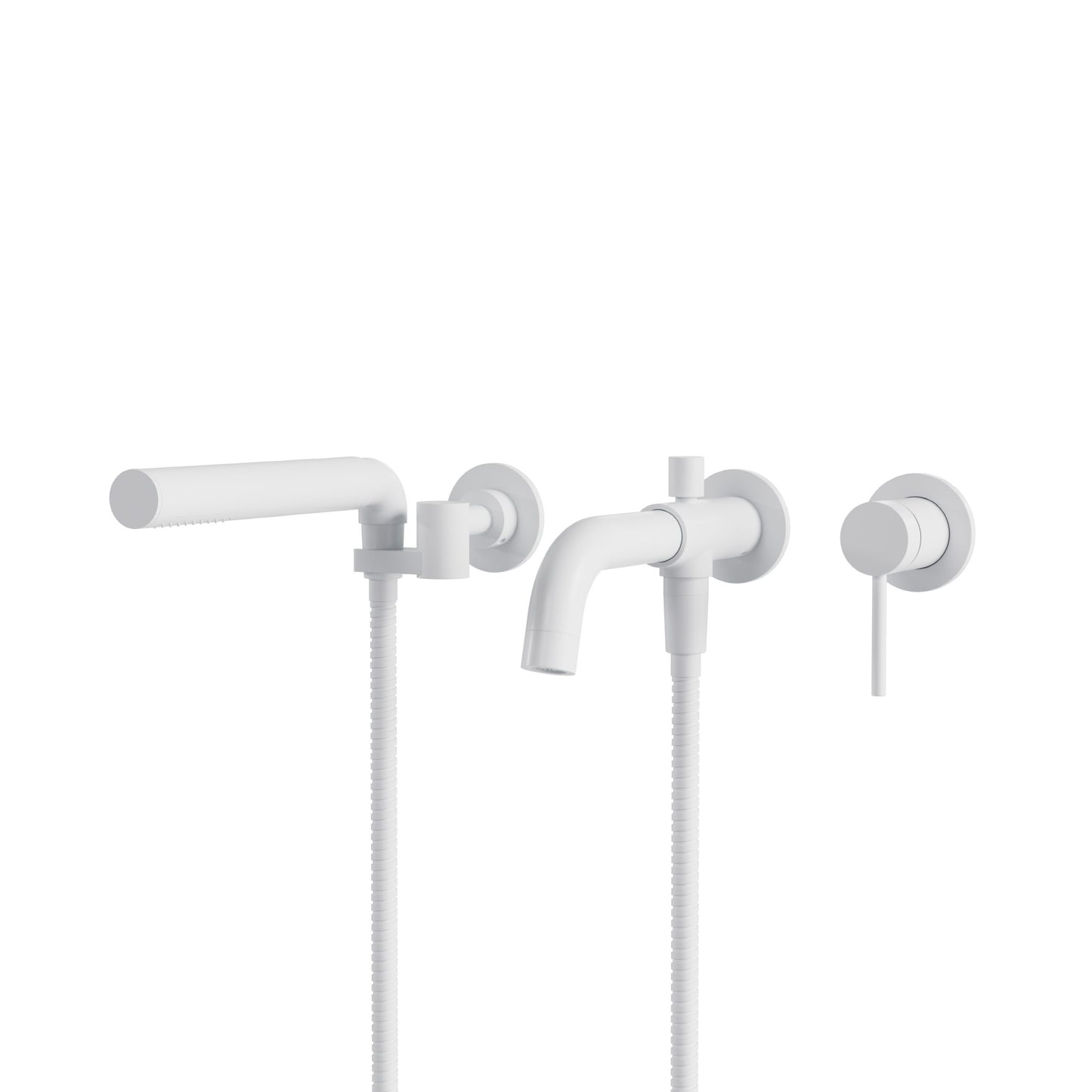 Umix 3-piece Wallmount Tub Filler