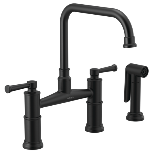 BRIZO ARTESSO 62525LF Bridge Faucet with Side Sprayer