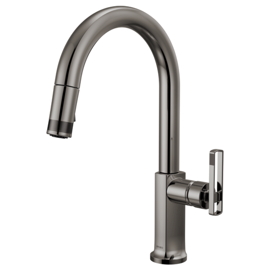 BRIZO 63006LF Pull-Down Faucet with Arc Spout - Knob Handle