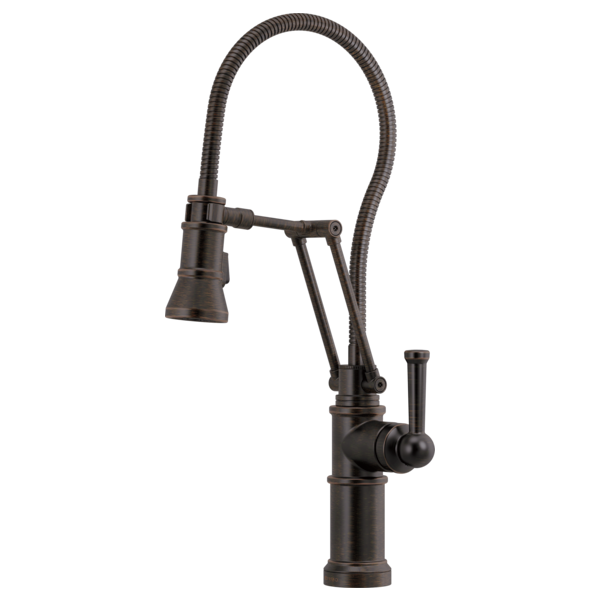 BRIZO ARTESSO 63125LF Articulating Faucet With Finished Hose