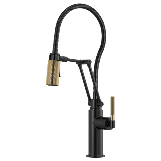 BRIZO LITZE 63143LF Articulating Faucet With Finished Hose