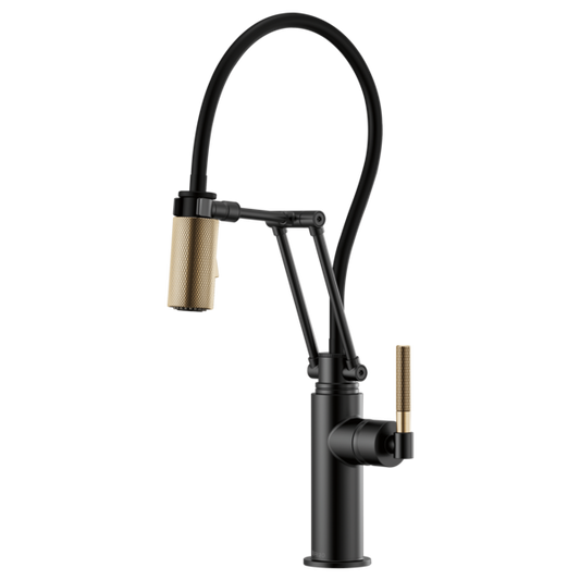 BRIZO LITZE 63243LF Articulating Faucet with Knurled Handle