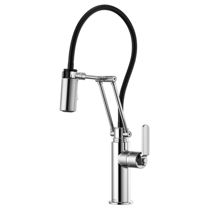 BRIZO LITZE 63244LF Articulating Faucet with Industrial Handle