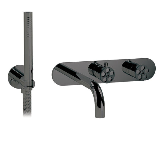 CABANO 63341RT Thermostatic wall mount tub faucet with spray