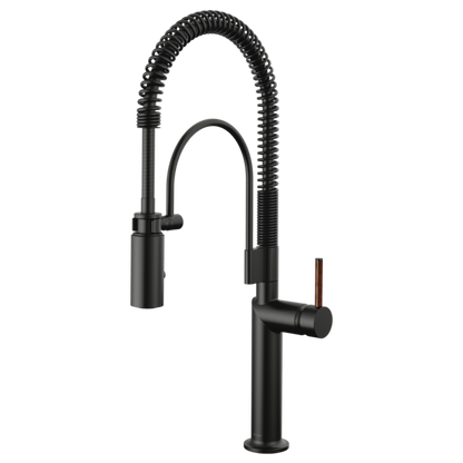 BRIZO 63375LF Semi-Professional Kitchen Faucet - Wood Lever Handle