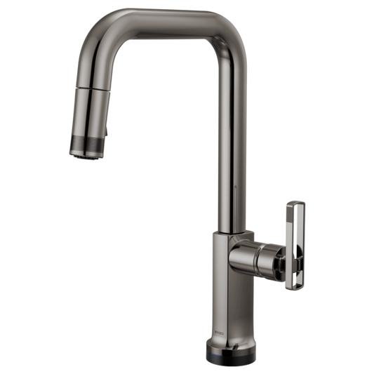 BRIZO 64007LF SmartTouch Pull-Down Faucet with Square Spout - Knob Handle