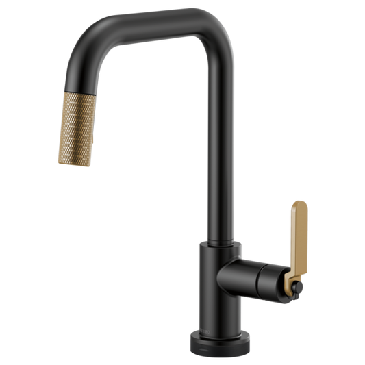 BRIZO LITZE 64054LF SmartTouch Pull-Down Kitchen Faucet with Square Spout and Industrial Handle