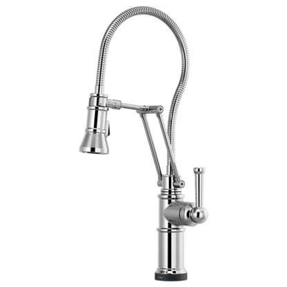 BRIZO ARTESSO 64125LF Smarttouch Articulating Faucet With Finished Hose