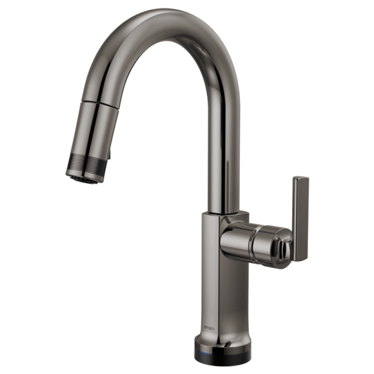 BRIZO 64906LF SmartTouch Pull-Down Prep Faucet with Arc Spout - Lever Handle