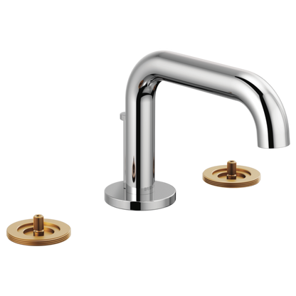 BRIZO LITZE 65334LF Widespread Lavatory Faucet with Low Spout - Less Handles 1.2 GPM