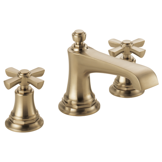 BRIZO ROOK 65360LF Widespread Lavatory Faucet - Cross Handles 1.2 GPM