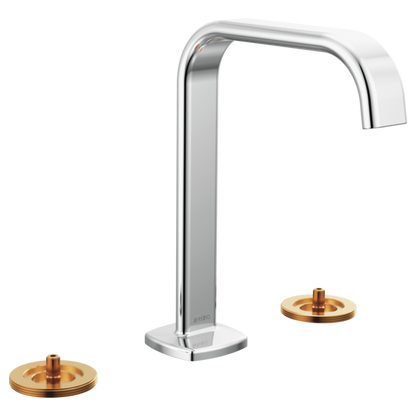 BRIZO ALLARIA 65368LF Widespread Lavatory Faucet with Square Spout - Less Handles