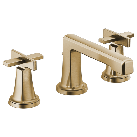BRIZO 65397LF Widespread Lavatory Faucet With Low Spout - High Cross Handles