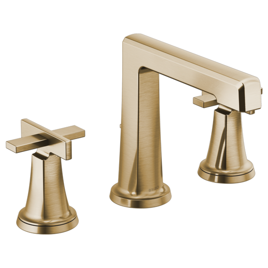 BRIZO 65398LF Widespread Lavatory Faucet With High Spout - High Cross Handles