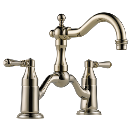 BRIZO ROOK 65536LF Two-Handle Widespread Bridge Lavatory Faucet 1.2 GPM