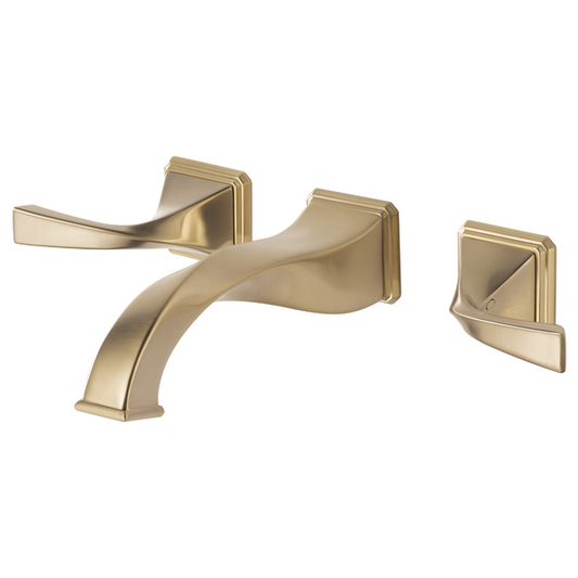 BRIZO 65830LF Two-Handle Wall Mount Lavatory Faucet 1.2 GPM