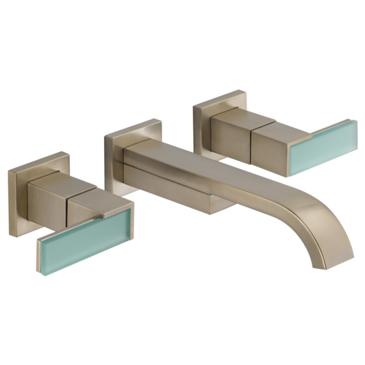 BRIZO 65880LF Two-Handle Wall Mount Lavatory Faucet - Less Handles 1.2 GPM