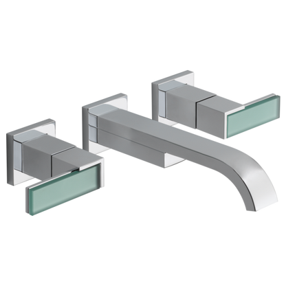 BRIZO 65880LF Two-Handle Wall Mount Lavatory Faucet - Less Handles 1.2 GPM